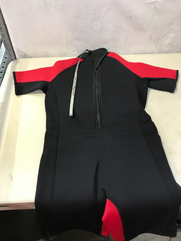 Photo 2 of DARK LIGHTNING SHORTY KIDS WETSUIT SIZE 14