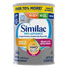 Photo 1 of Similac Pro-Advance®* Infant Formula, with 2'-FL HMO for Immune Support, Non-GMO, Baby Formula, Powder, 36 oz EXP SEPT 1 2023