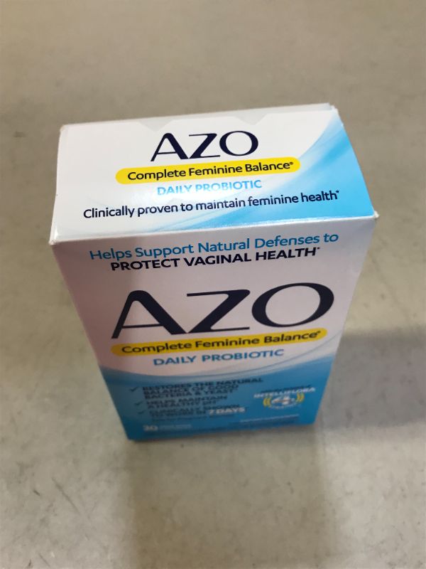 Photo 2 of AZO Complete Feminine Balance, Daily Probiotic for Women, Supports Vaginal Health - 30ct