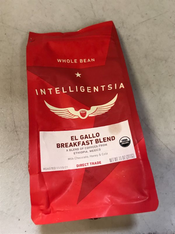 Photo 2 of Intelligentsia Organic El Gallo Breakfast Blend Coffee 12 oz. Bag EXP FEB 2022