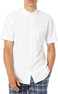 Photo 1 of Amazon Essentials Men's Regular-Fit Short-Sleeve Pocket Oxford Shirt XL