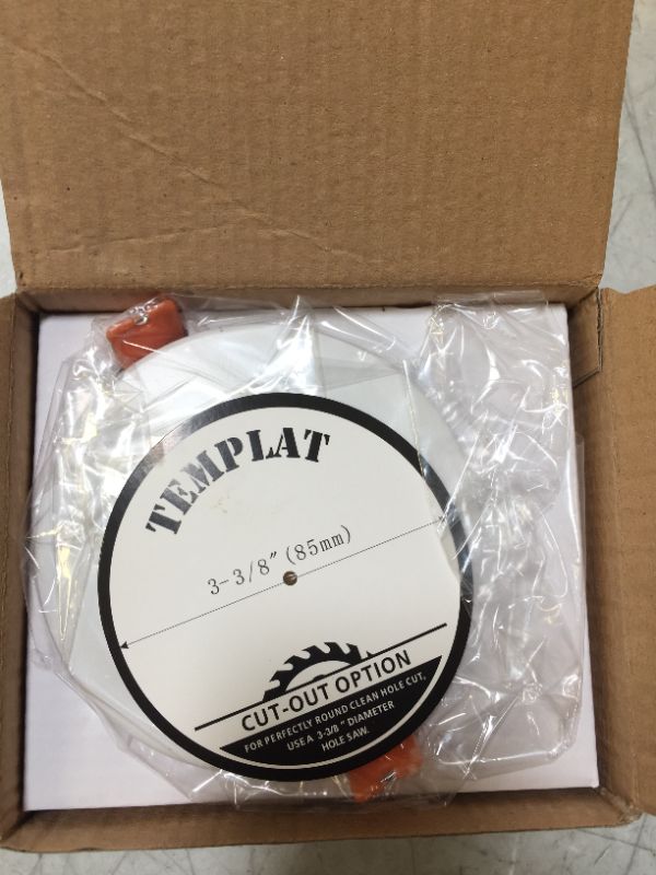 Photo 3 of JULLISON 3 Inch Gimbal LED Recessed Downlight with Junction Box, 120VAC, 7W, 600LM, 3000K Warm White, CRI>80, Dimmable Directional Ceiling Light, ETL Listed, Round White, Damp Location, 1 Pack
