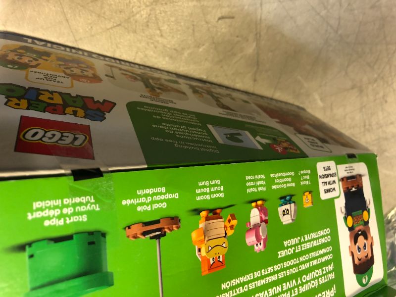 Photo 3 of LEGO Super Mario Adventures with Luigi Starter Course 71387 Building Kit; Collectible Toy Playset for Creative Kids, New 2021 (280 Pieces, brand new factory sealed, box is damaged)