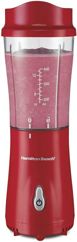 Photo 1 of 
Hamilton Beach Shakes and Smoothies with BPA-Free Personal Blender, 14 oz, Red