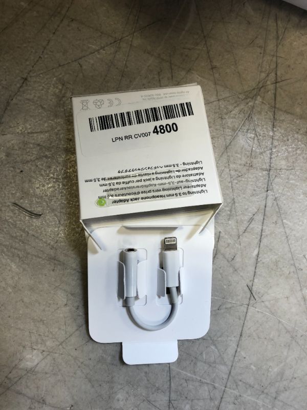 Photo 2 of Apple Lightning to 3.5 mm Headphone Jack Adapter