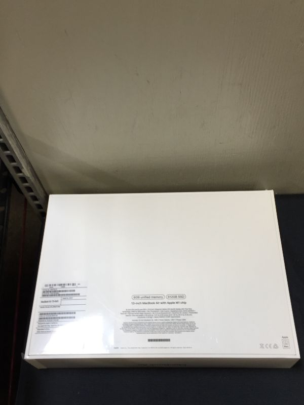 Photo 3 of Apple 13-in MacBook Air W Retina Display: M1, 8GB RAM, 512GB SSD - Space Gray (2020)
(factory sealed)