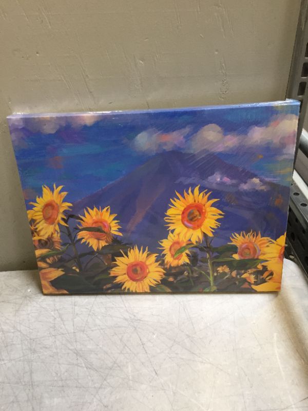 Photo 1 of 12X16 FLOWER WALL  ART SUNFLOWER