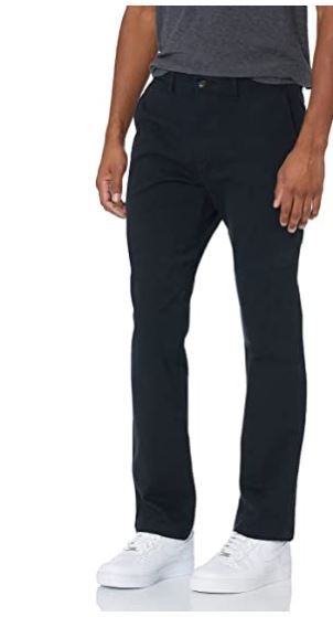 Photo 1 of Amazon Essentials Men's Athletic-fit Casual Stretch Black Pant
size 32x32