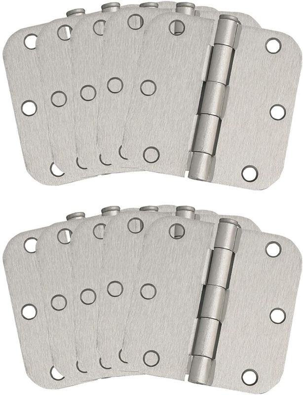 Photo 1 of 10-Pack Hinge 3.5", Satin Nickel