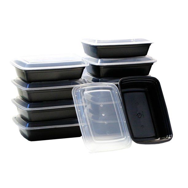 Photo 1 of 10 pack Rectangular Food Storage Microwave Safe Set