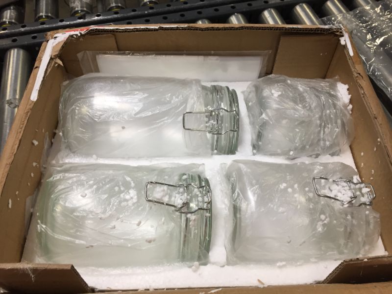 Photo 1 of 4 pack locking jars 
