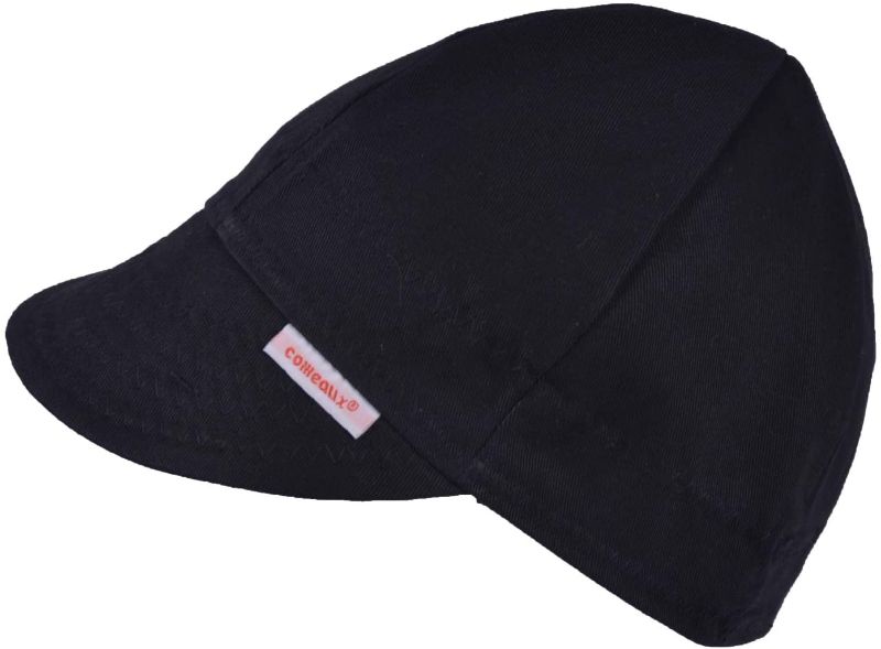 Photo 1 of Comeaux Caps Reversible Welding Cap Solid Black 7 1/8
