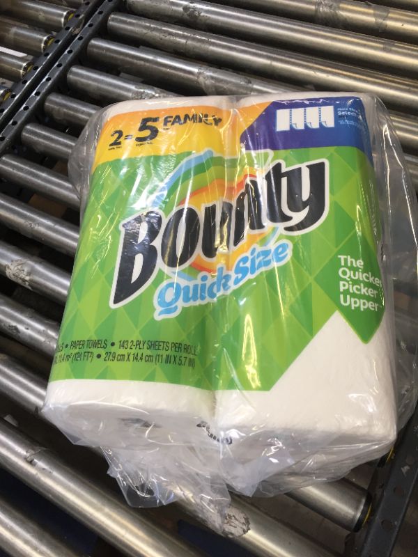 Photo 2 of 2 PACK OF, Bounty 2 Double Plus Rolls = 5 Regular Rolls