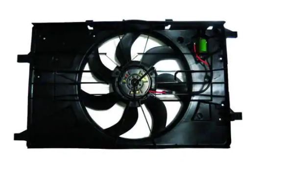 Photo 1 of TYC Dual Radiator and Condenser Fan Assembly
