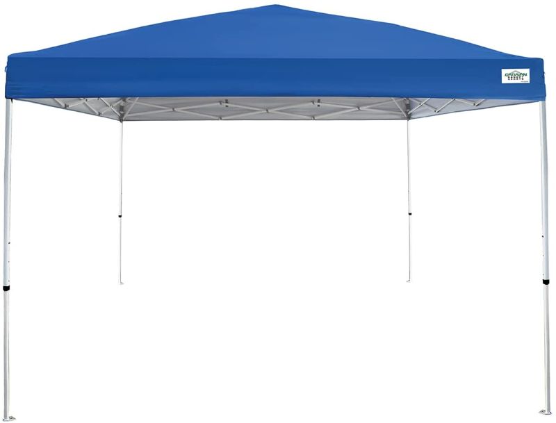 Photo 1 of Caravan Canopy 10' x 10' Rapid Push V-Series 2 Pro Canopy, White, 100 Sq ft of Shade, One Rapid Push Set-up
