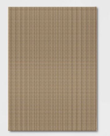 Photo 1 of 7' x 10' Outdoor Rug Micro Grid Black/Beige - Smith & Hawken
