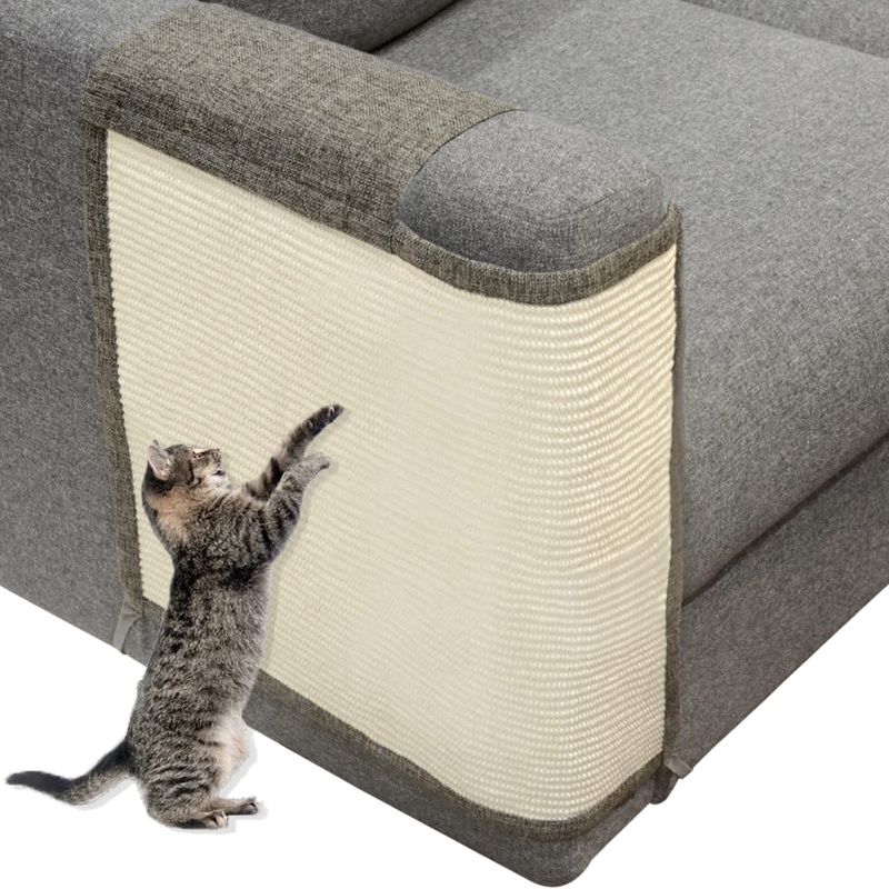 Photo 1 of Cat Scratch Couch Sofa Protector with Natural Sisal for Protecting Furniture Couch Chair Sofa cat pet Gift
