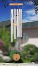 Photo 1 of BLESSEDLAND Premium Wind Chimes Outdoor Deep Tone, 34" Wind Chime, Personalized with 6 Aluminum Tuned Tubes, Elegant Chime for Garden Patio Yard and Home Decoration. (Silver)
