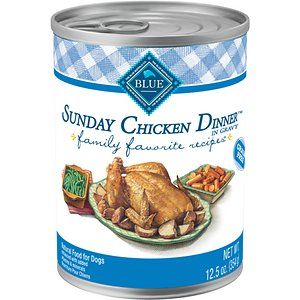 Photo 1 of Blue Buffalo Family Favorite Grain-Free Recipes Sunday Chicken Dinner Canned Dog Food, 12.5-oz, Case of 12 [expired]