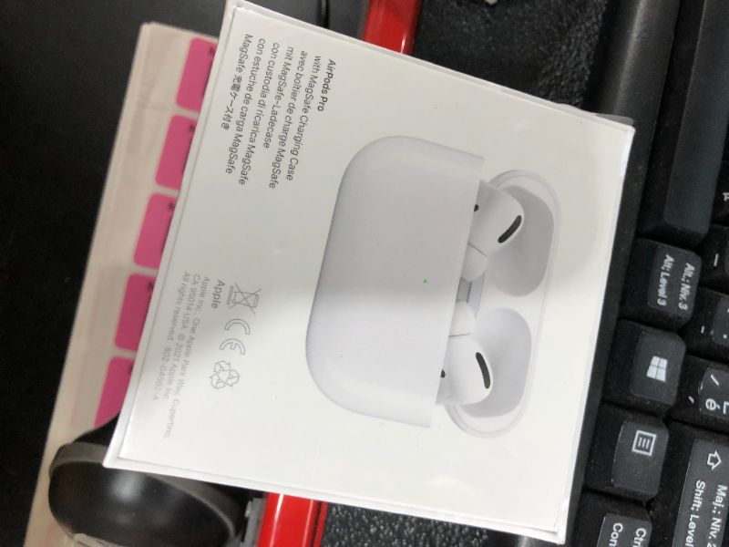 Photo 2 of Apple AirPods Pro with Magsafe Charging Case - 2021 [FACTORY SEALED, NEVER OPENED OR USED]