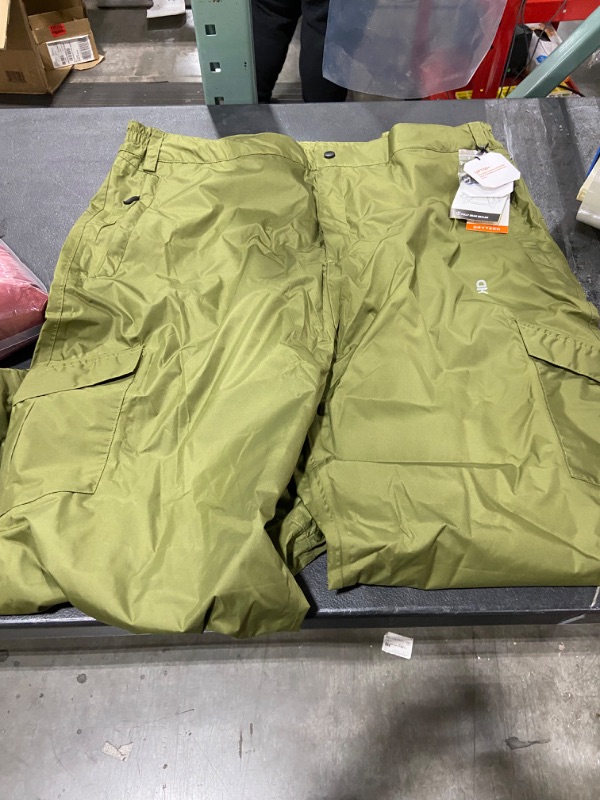 Photo 1 of Unisex (XXL) Green Waterproof Cargo Pants