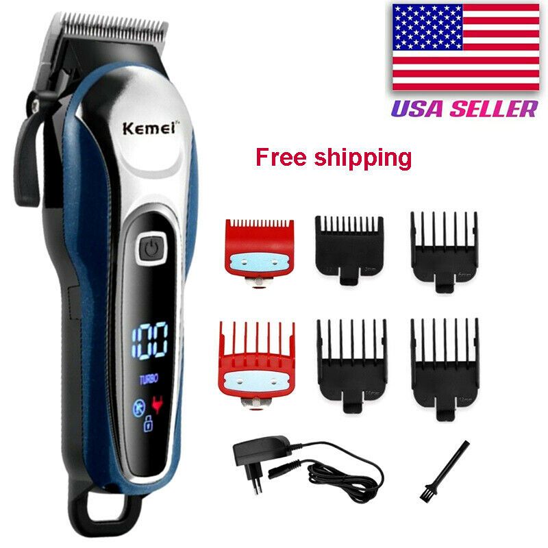 Photo 1 of Kemei Professional Cordless Trimmer Men Hair Clipper Blade Shaving Machine Razor
