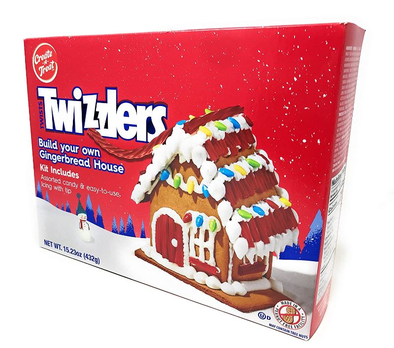 Photo 1 of Create-A-Treat E-Z Twizzlers Gingerbread House Kit, 15.23 oz.
EXPIRES 07/2022