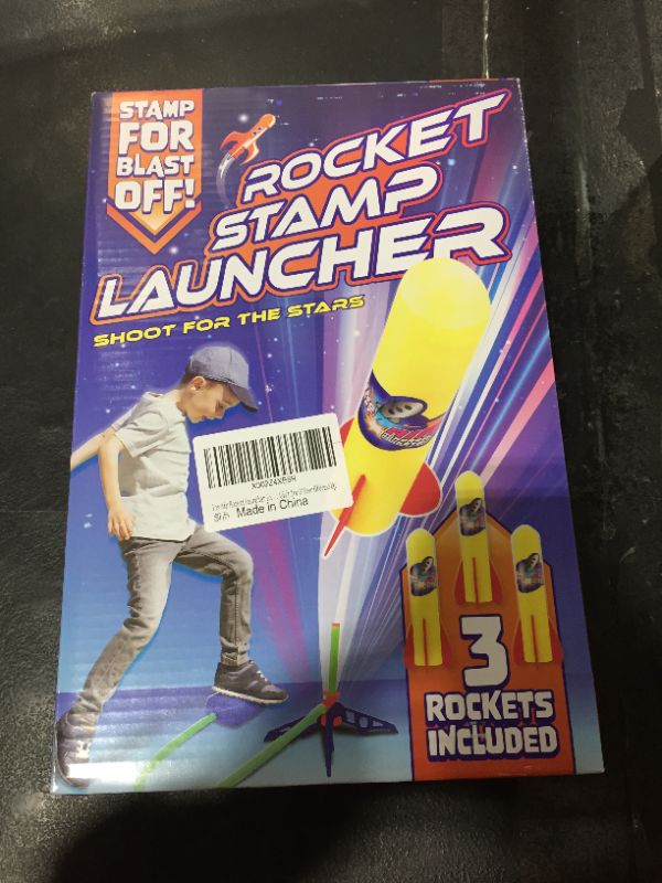 Photo 2 of Toy Air Rocket Launcher for Kids Glows in The Night Shoots Up to 100 Feet-4 Rockets and Jump Rocket Launchers Fun Outdoor Game for Boys Girls, Christmas & Birthday Gift for 3 Year Old and Up
