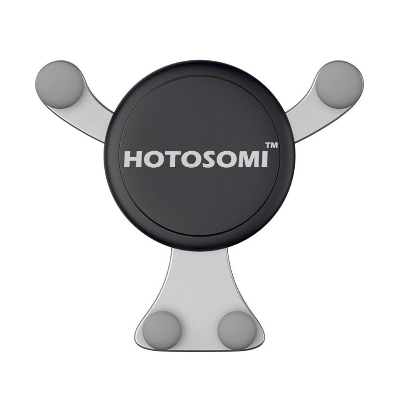 Photo 1 of HOTOSOMI Cellphone Gravity Car Mount for Smartphone.Cell Phone Mount HOTOSOMI Gravity Auto Lock Car Air Vent Phone Holder for iPhone,and Other Smartphones (Large Size: for 4.5-6.0 Inch Phone)(Silver)
