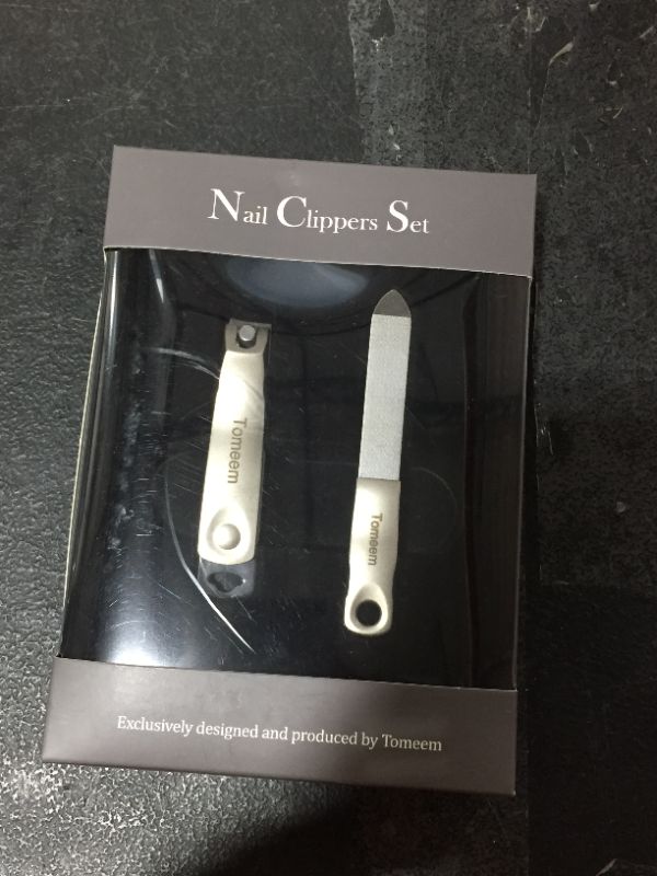 Photo 1 of TOMEEM Toenail Clipper Pedicure Tool - Professional Podiatrist Toe Nail Cutter for Thick & Ingrown Nails, Sharp Curved Blade for Men, Women & Seniors
