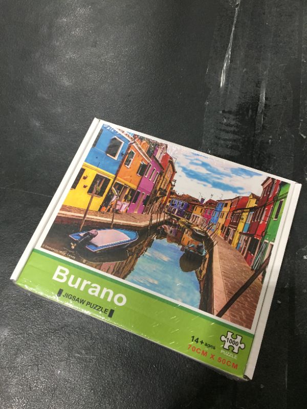 Photo 2 of Beautiful Burano Italy 1000 Piece Jigsaw Puzzle by Colorcraft
