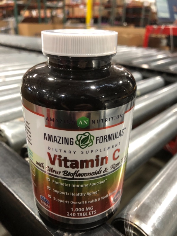 Photo 2 of Amazing Formulas Vitamin C With Citrus Bioflavonoids & Rose Hips 240 Tablets ,exp 04/2023