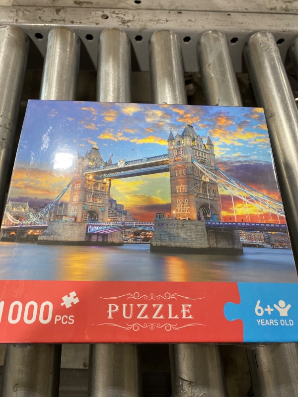 Photo 2 of Garlictoys Jigsaw Puzzles 1000 Pieces for Adults Tower Bridge Challenging Magical Youth Friends Family Fun Game Toy Gift
