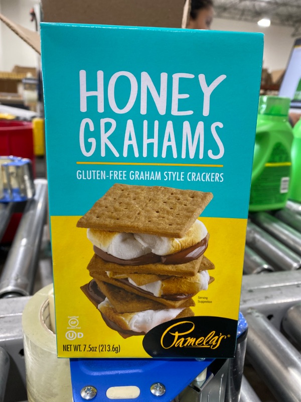 Photo 2 of 2 PACK- Pamela's Products Gluten-Free Honey Grahams Honey -- 7.5 oz- BEST BY 12/2021