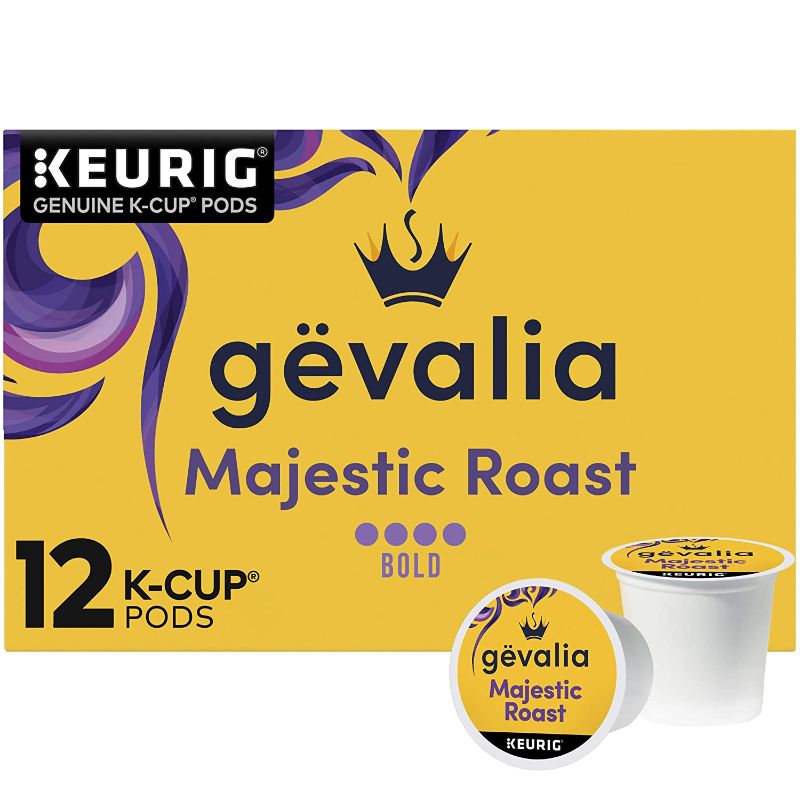 Photo 1 of 2 PACK- Gevalia Majestic Roast Bold Dark Roast K?Cup Coffee Pods-12 CT- BEST BY 11/2021
