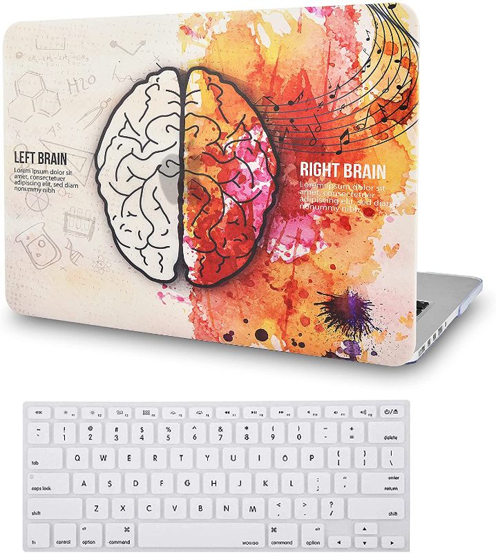 Photo 1 of KECC Compatible with MacBook Air 13 inch Case Plastic Hard Shell Keyboard Cover (Brain 4)
