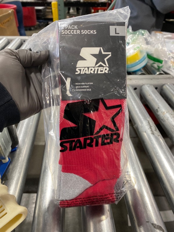 Photo 2 of Starter Unisex Adult and Youth Soccer Socks, Amazon Exclusive- Large
