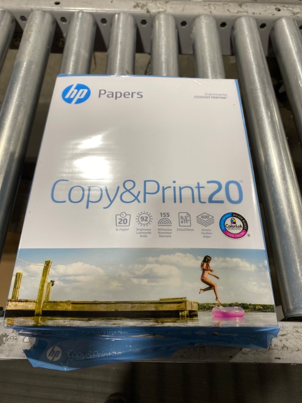 Photo 2 of 2 PACK- hp Printer Paper | 8.5 x 11 Paper | Copy &Print 20 lb | 1 Ream Case - 500 Sheets| 92 Bright | Made in USA - FSC Certified | 200060
