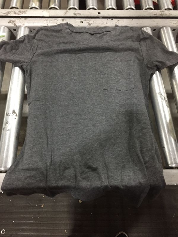 Photo 1 of women's grey short sleeve shirt size M