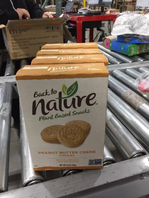 Photo 2 of 4 Boxes of Back to Nature Non-GMO Cookies, Peanut Butter Creme, 9.6 Ounce
**BEST BY: 03/14/2022**