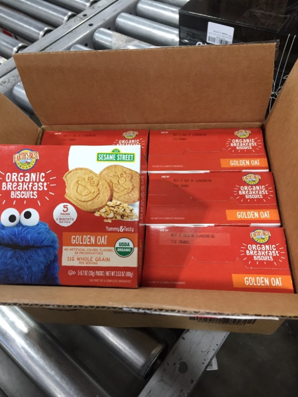 Photo 3 of Earth's Best Organic Sesame Street Breakfast Biscuits, 6 pack **BEST BY: 01/21/2022**