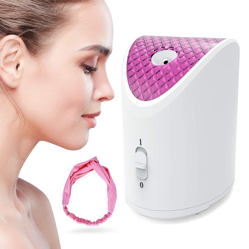 Photo 1 of Facial Steamer for Face Professional,Personal Home Face Sauna Humidifier,Portable Home Skin Spa Steamers,Hot Mist for Moisturizing and Blackheads Acne,Nano Ionic Face Steamer for Facial Deep Cleaning