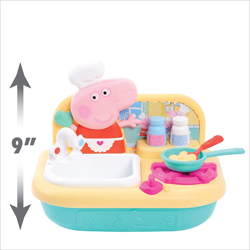 Photo 1 of Peppa Pig Cooking Fun Tabletop Kitchen Role Play, Ages 3 Up, by Just Play
