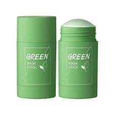 Photo 1 of 2pack Green Mask Tea Purifying Clay Stick Mask Face Moisturizes Oil Control Deep Clean Pore,Improves Skin For All Skin Types Men And Women Facial Care Shrink Pores Remove Anti-Acne Solid Fine Mask
