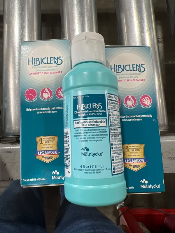 Photo 4 of 3 pack of Hibiclens Antiseptic/Antimicrobial Skin Cleanser, 4 oz ***EXP:02/2022**