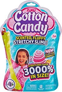 Photo 1 of 3 pack of Oosh Slime Scented Fluffy, Soft and Stretchy Slime, Non-Stick Cotton Candy Slime for Kids - Purple Grape
