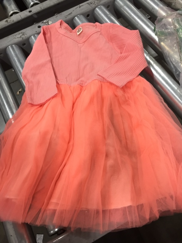 Photo 1 of Little Girls Dress, Pink Size 120