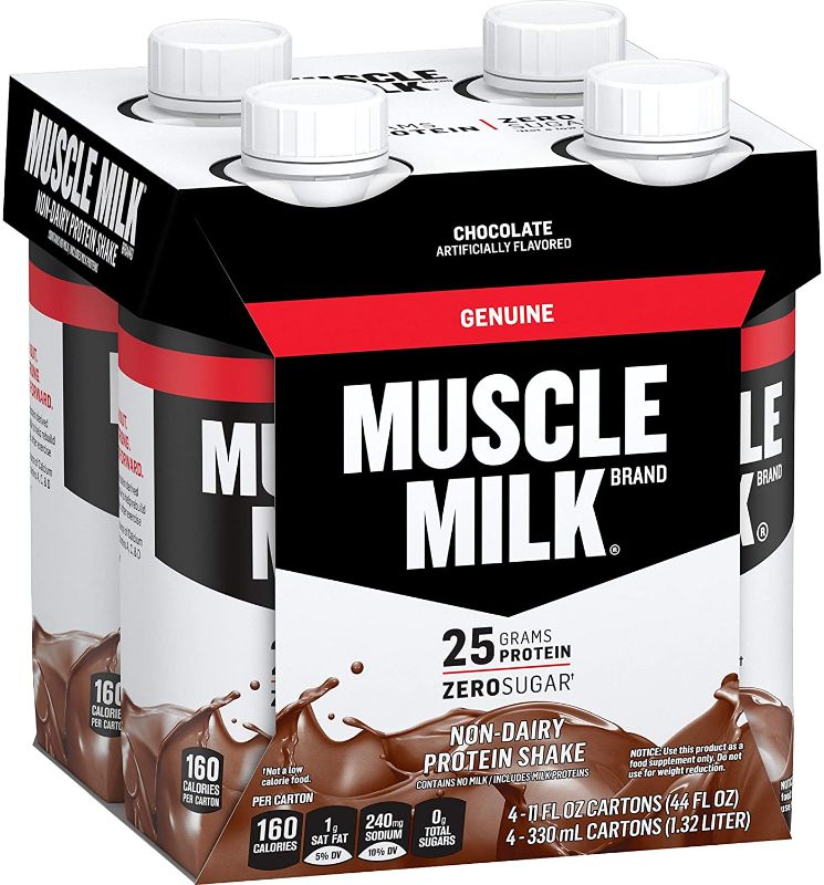 Photo 1 of (3 pack) Muscle Milk Genuine Protein Shake, Chocolate, 25g Protein, 11 Fl Oz
