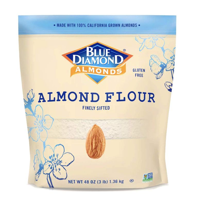Photo 1 of Blue Diamond Almond Flour, Gluten Free, Blanched, Finely Sifted 3 Pound bag
