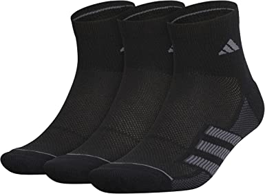 Photo 1 of adidas Men's Climacool Superlite Quarter Socks (3 Pack)
